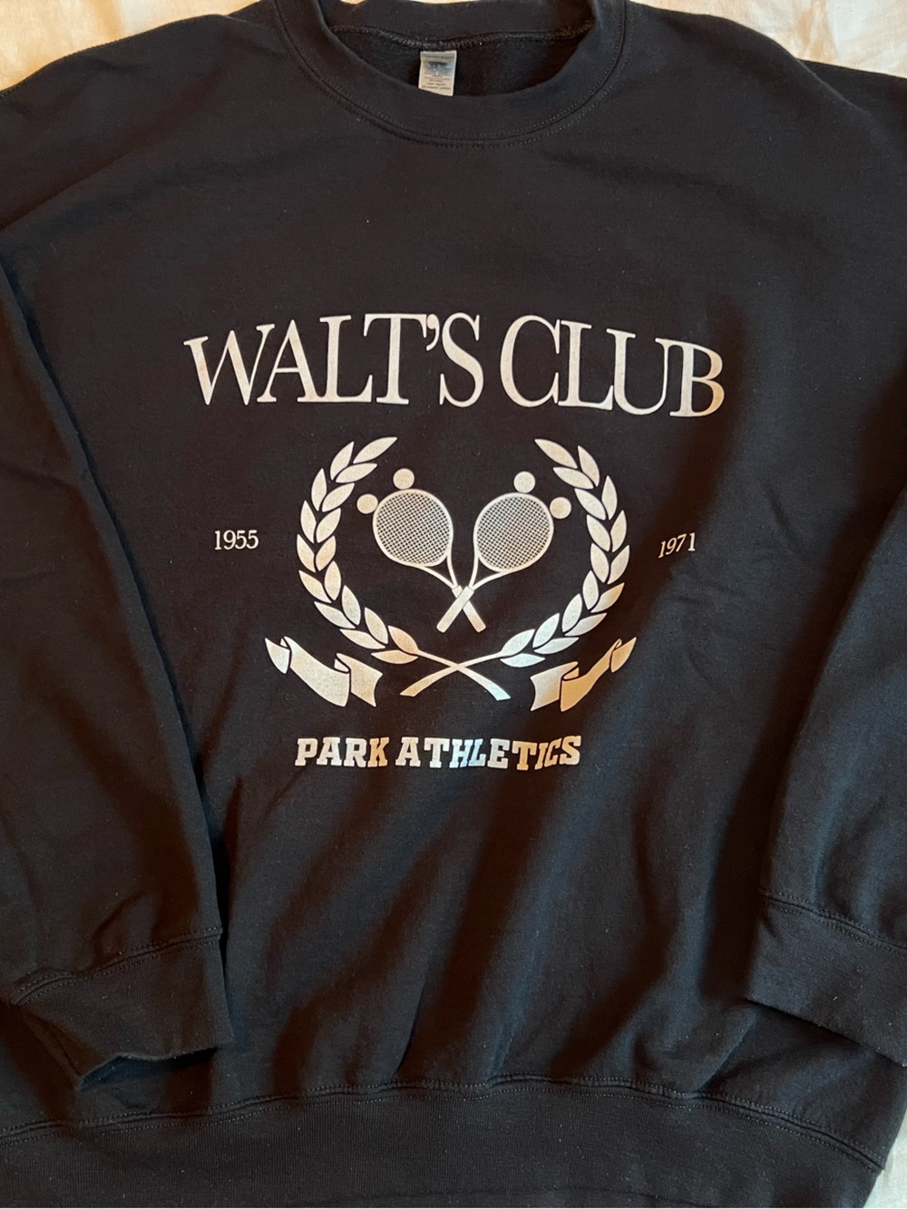 DISNEY Inspired - Black Crewneck Sweatshirt - Walt’s Club Athletics